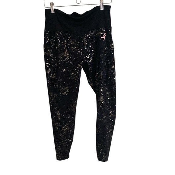 Susan G Komen Breast Cancer Leggings With Side Pockets XXL - Picture 1 of 10